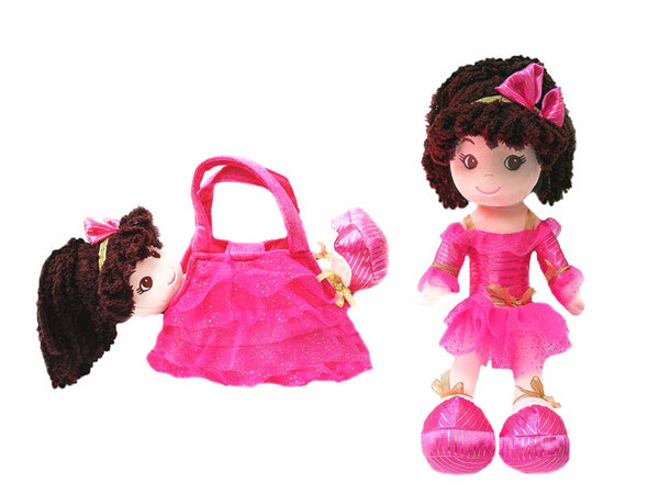 Jessica Dancer Rag Doll with Purse