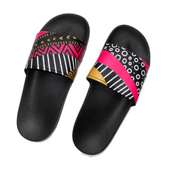 Fun Mismatched Slide Sandals - sale!