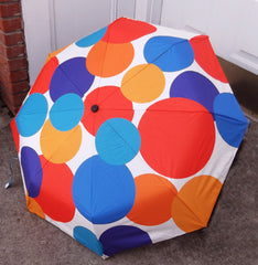 Polka Dot Explosion Compact Umbrella - Auto Open & Close sale!